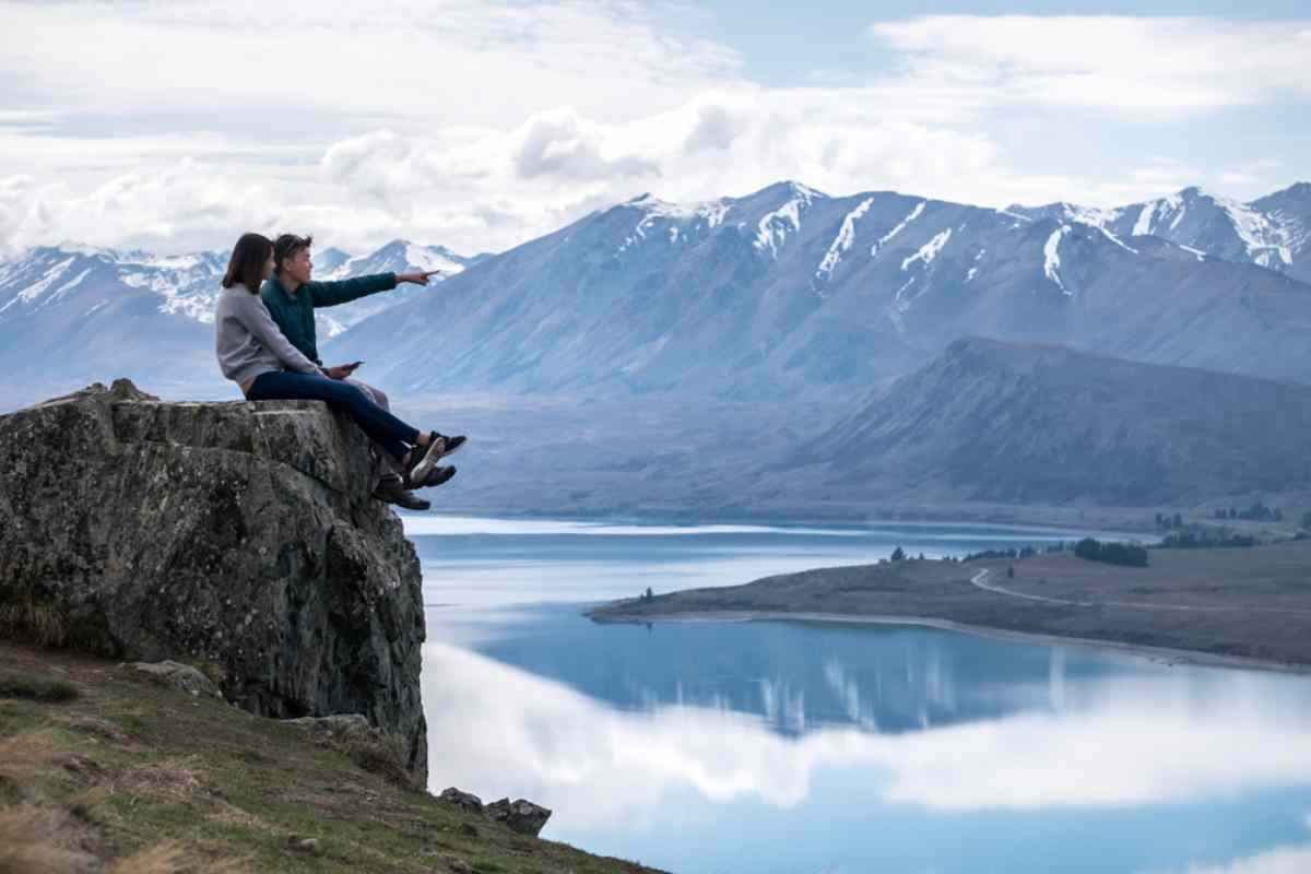 Blue Lake in New Zealand