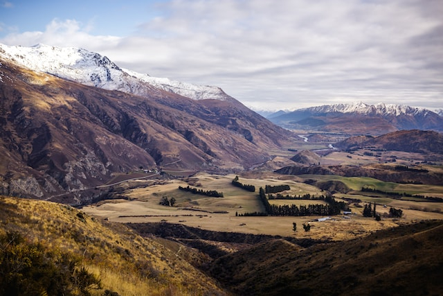 Crown Range Road in New Zealand