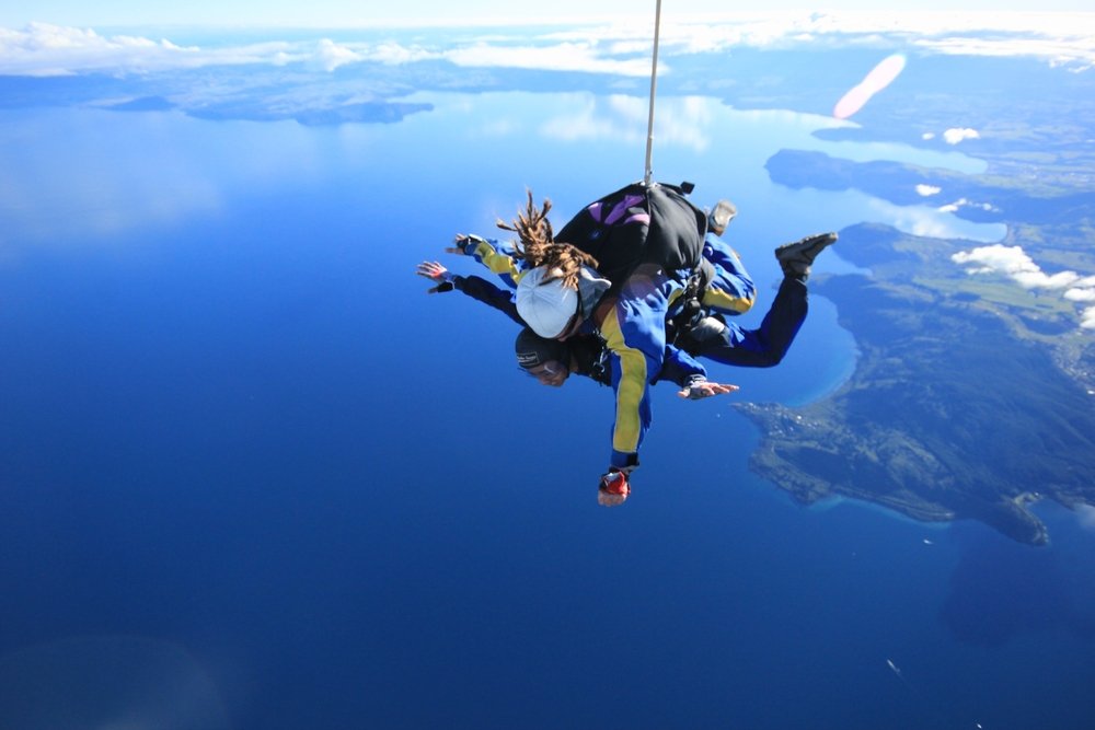 Skydiving in New Zealand