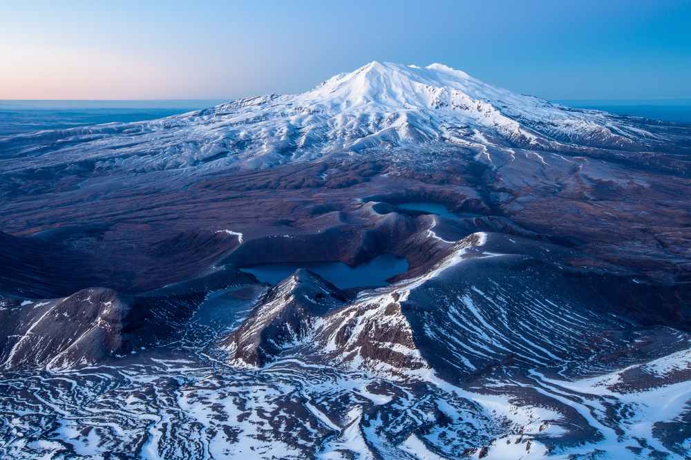 Mount Ruapehu in New Zealand