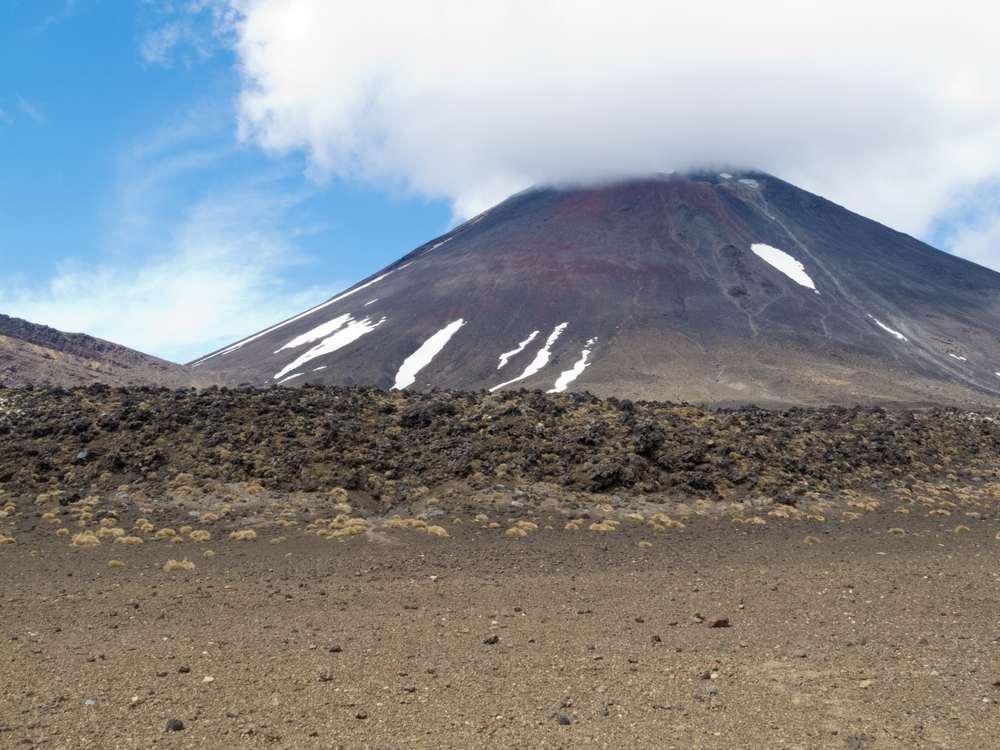 View of Ngauruhoe volcano