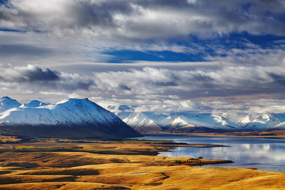 Southern Alps in New Zealand