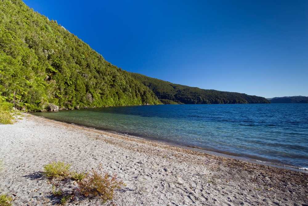 Okataina Volcano in New Zealand
