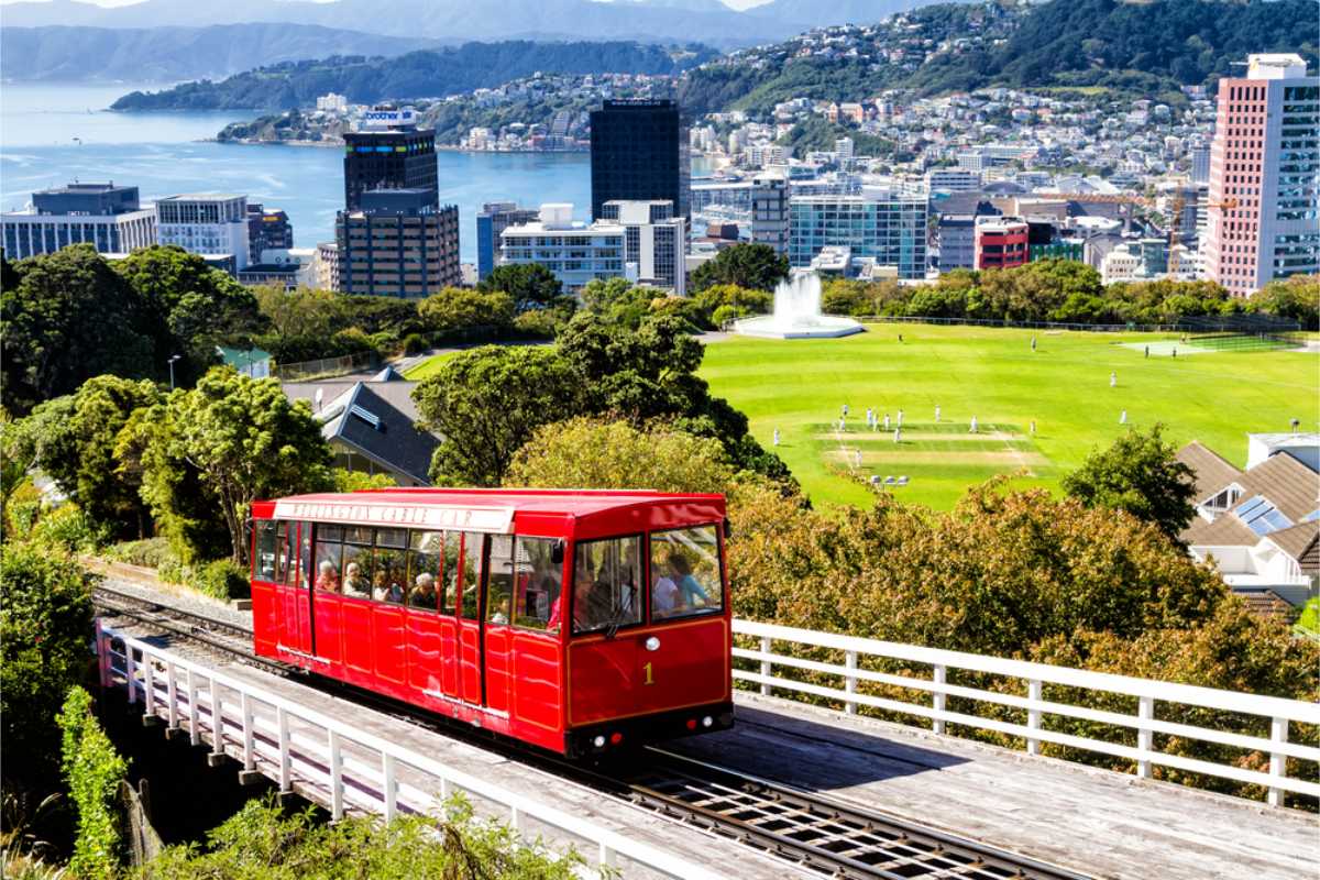 cable car in Wellington, NZ