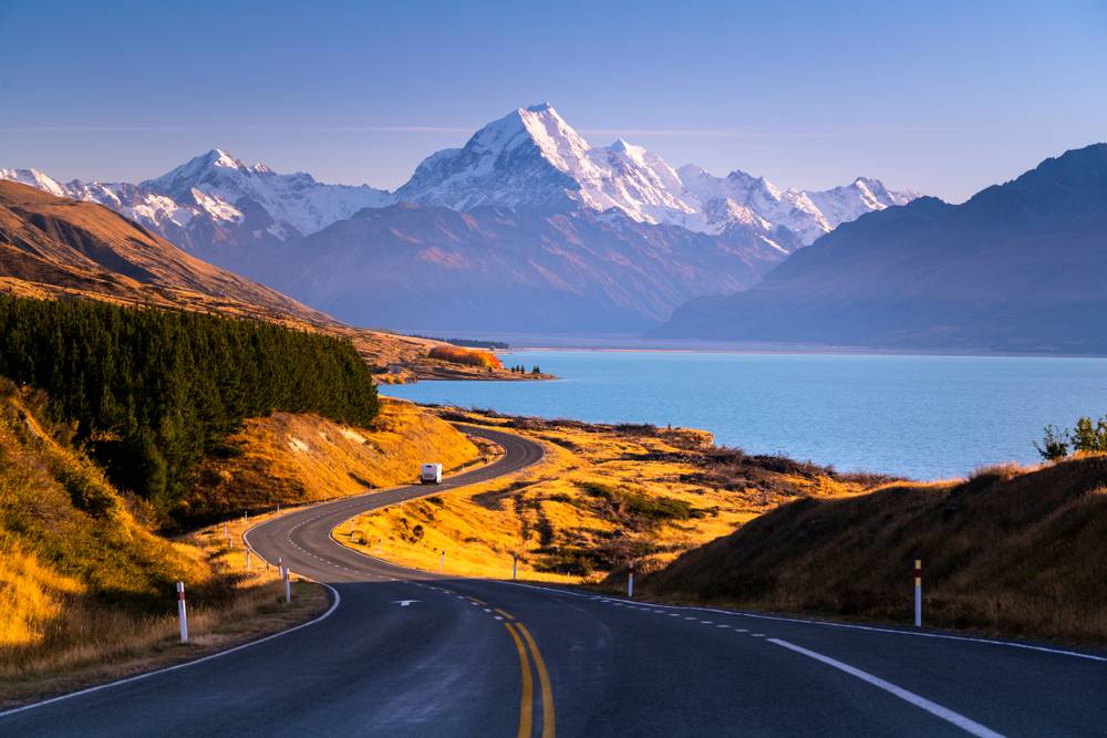 Mount Cook in New Zealand