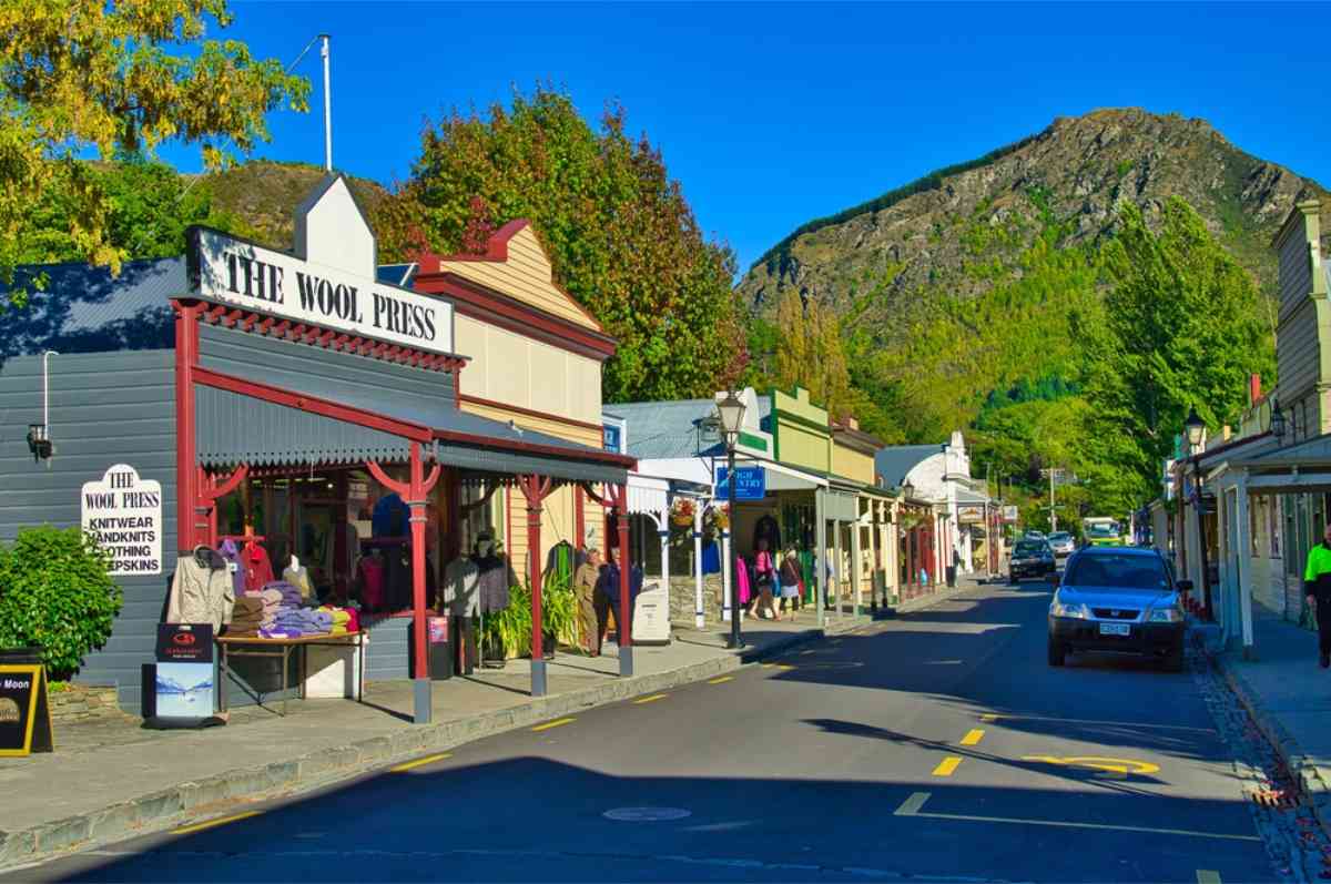 Arrowtown downtown area
