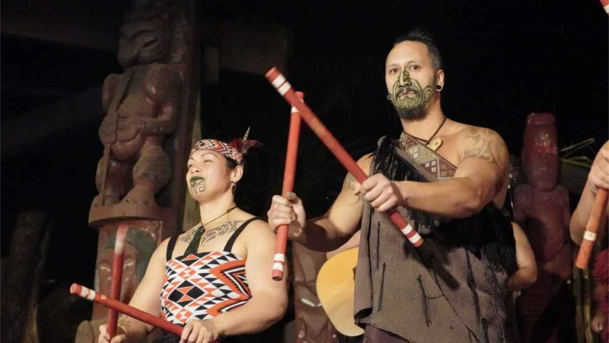 Maori people celebrating Matariki New Yeak