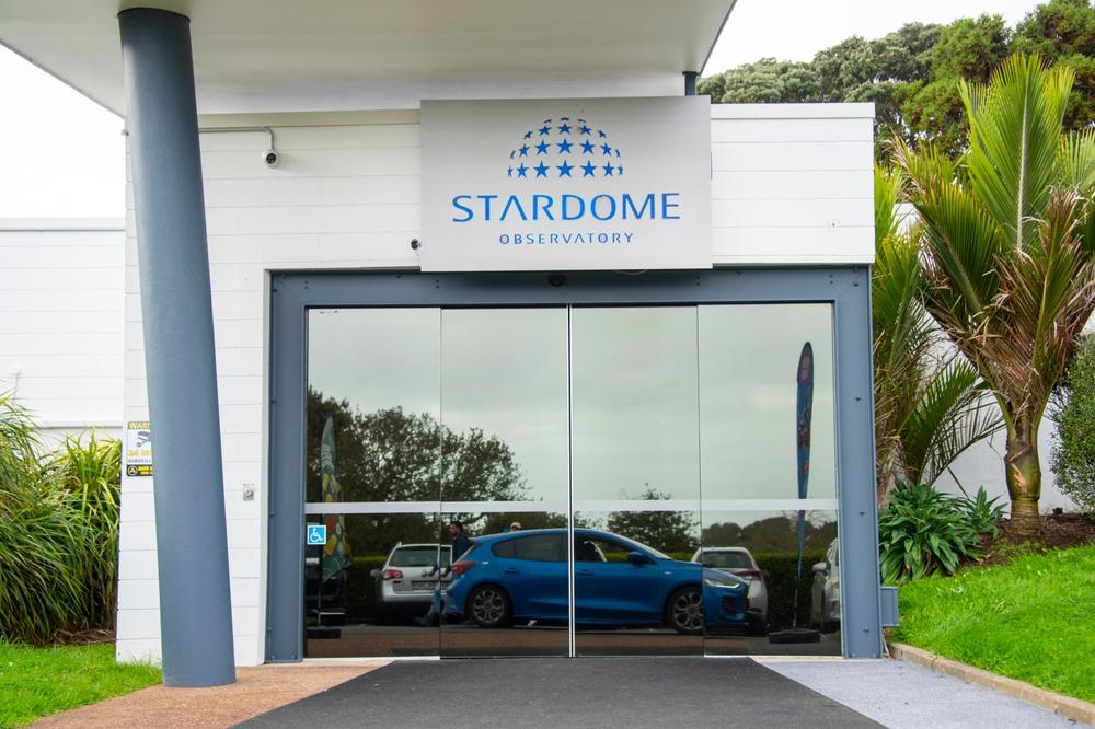 Main entrance of Stardome observatory museum
