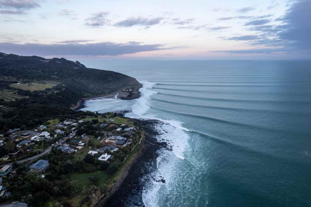 Raglan's point breaks for surfing