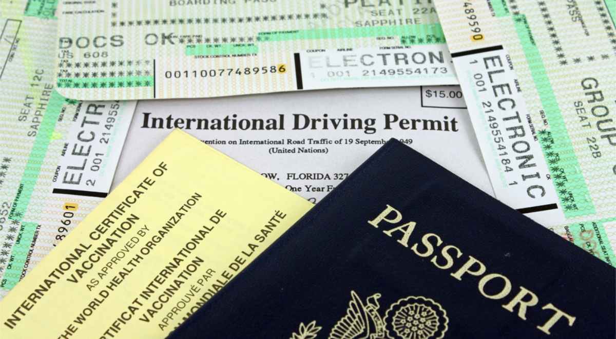 International driving permit formulaire