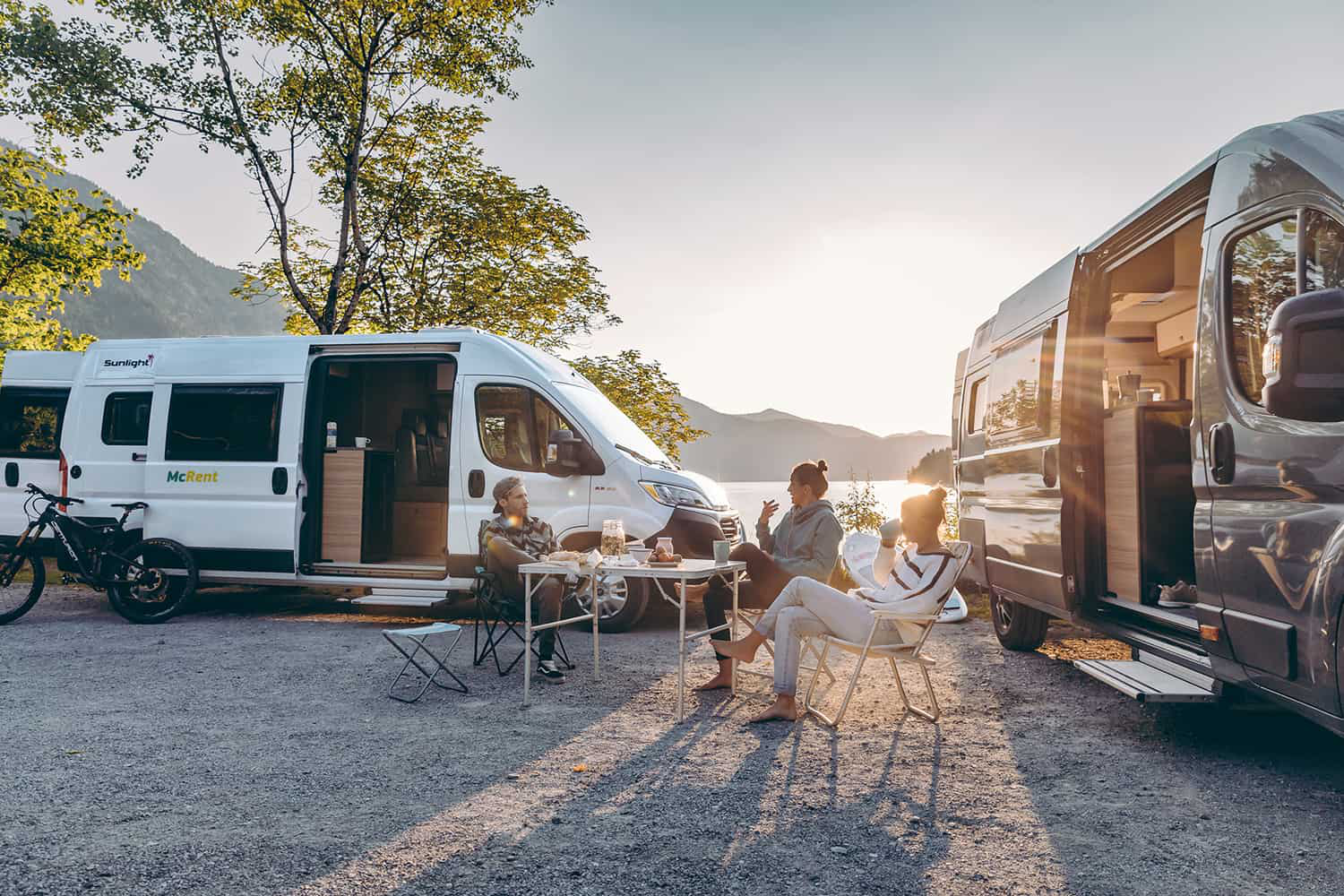 campers beach